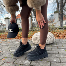 Čierne zateplené tenisky-323551-02