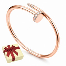 Dámsky oceľový náramok klinec rose-286838-07