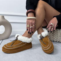 Hnedá nasúvacia obuv-323747-02