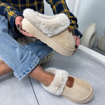 Béžová nasúvacia obuv-323733-02