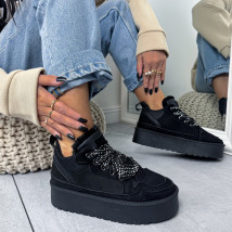 Čierne zateplené tenisky-323712-04