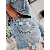 Modré rifľové kraťasy-235702-02