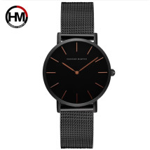 Dámske kovové hodinky čierne-311518-05