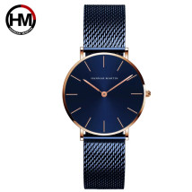 Dámske kovové hodinky modré-311525-08