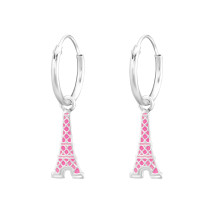Strieborné náušnice Paris-313560-05