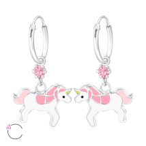 Detské strieborné náušnice