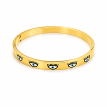 Dámsky oceľový náramok Evil eye-311711-09