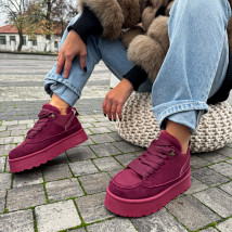 Vínové zateplené tenisky-323664-02