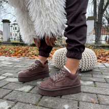 Hnedé zatepelené tenisky-323572-03