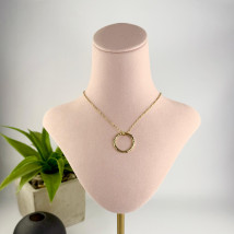 Dámsky oceľový náhrdelník s príveskam-321770-04