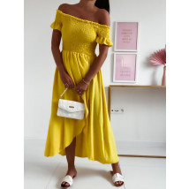 Žlté midi šaty-266054-01