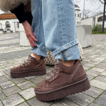 Hnedé zatepelené tenisky-323572-06