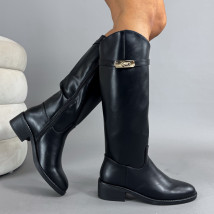 Čierne vysoké čižmy-323472-04