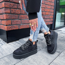 Čierne zateplené tenisky-323712-07