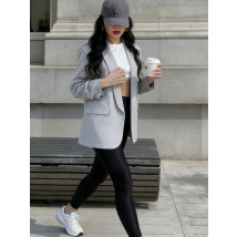  Sivé elegantné sako-325853-07