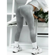 Sivé double push-up legíny-325057-08