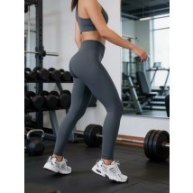Antracitové push-up legíny-324640-06