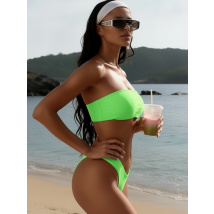 Neónovozelené dvojdielne plavky-325866-01
