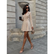 Béžové sakové šaty-326166-02