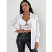 Biely čipkovaný top-326089-02