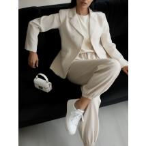 Svetlohnedý nohavicový komplet-325724-020