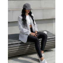  Sivé elegantné sako-325853-07