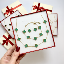 Dámska oceľová súprava s krabičkou Olivia-295607-011