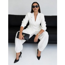 Biely nohavicový komplet-325722-015