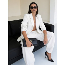 Biely nohavicový komplet-325722-015