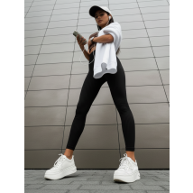 Čierne vrúbkované legíny-325503-01