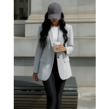  Sivé elegantné sako-325853-07
