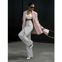 Svetlosivé široké nohavice-325856-01