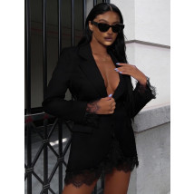 Čierne sako s čipkou-325511-03