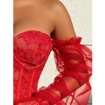 Červený čipkovaný korzet-325891-04