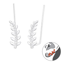 Strieborné náušnice ear cuff-313575-013