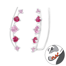 Strieborné náušnice ear cuff-313577-014