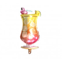 Balón v tvare pohára s plameniakom-157501-02
