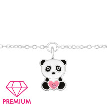 Strieborný náramok panda-313668-012