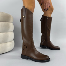 Hnedé vysoké čižmy-323698-04