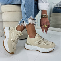 Béžovo-zlaté tenisky-324865-02