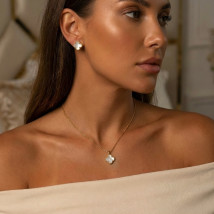 Dámska oceľová súprava pozlátená-327250-04