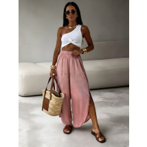 Ružové saténové nohavice-326660-01