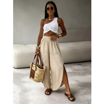 Béžové saténové nohavice-326659-02