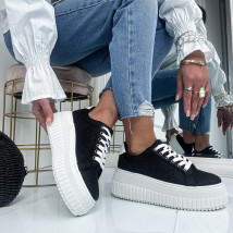 Čierne trblietavé tenisky-326058-02