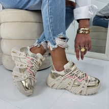 Béžovo-zlaté tenisky-324872-02