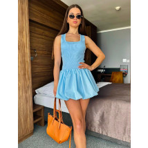 Svetlomodré PUFFY šaty-316752-03