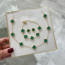 Dámska oceľová súprava s krabičkou Olivia-295607-09