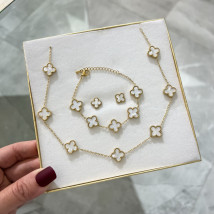 Dámska oceľová súprava s krabičkou Olivia-295608-010