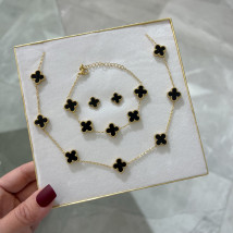 Dámska oceľová súprava s krabičkou Olivia-295609-011