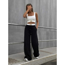 Bielo-čierny nohavicový komplet-327366-05